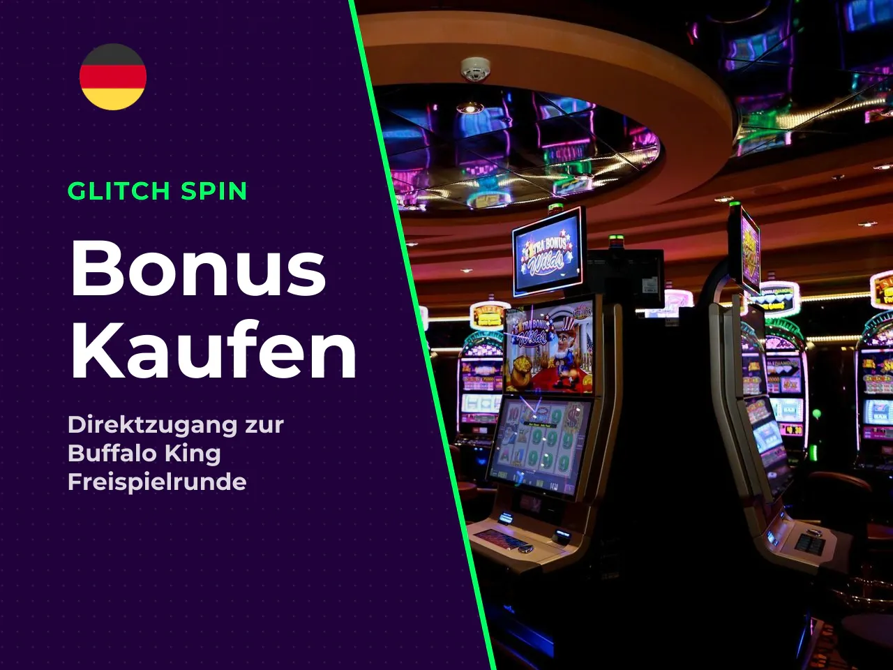 Buffalo King Bonus Buy Funktion und