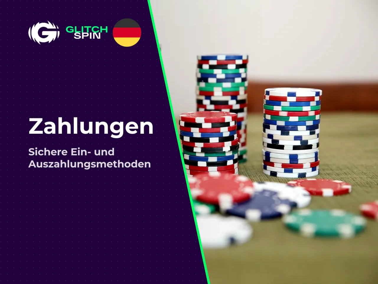 Zahlungsmethoden für Einzahlungen und Auszahlungen. Folgende