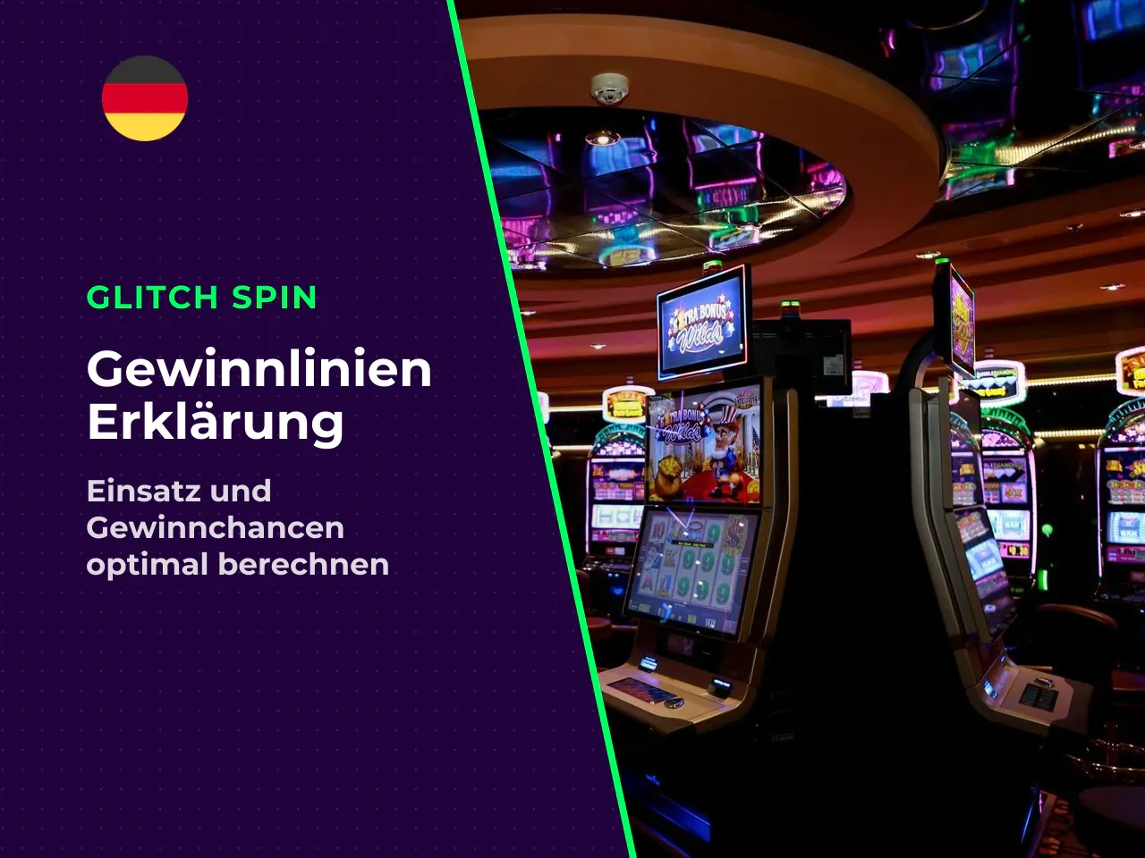 Einsätze und Gewinnlinien richtig verstehen. Der