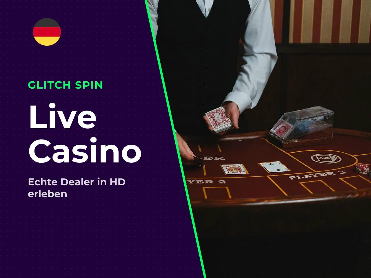 Live Casino, Tischspiele, Blackjack und Poker