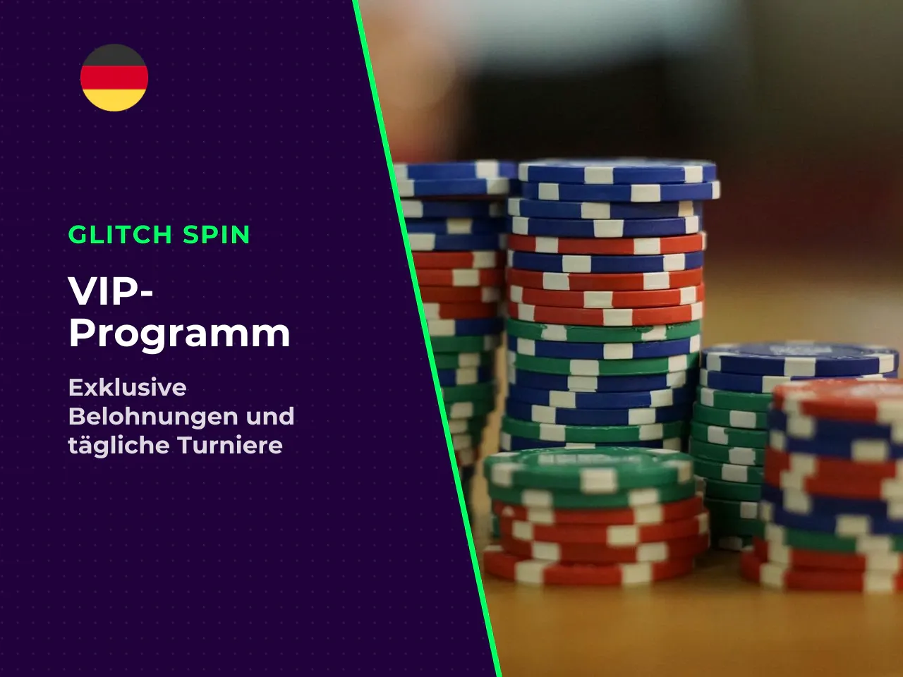 13. VIP-Programm, Turniere und Telegram-Kanal. Neben