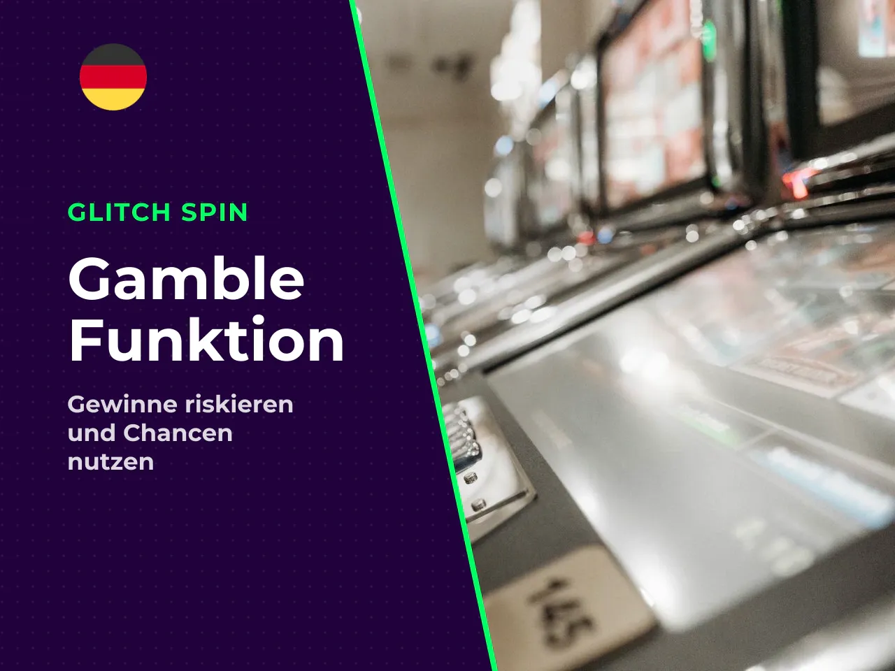 Gamble-Funktion Gewinne riskieren oder auszahlen lassen