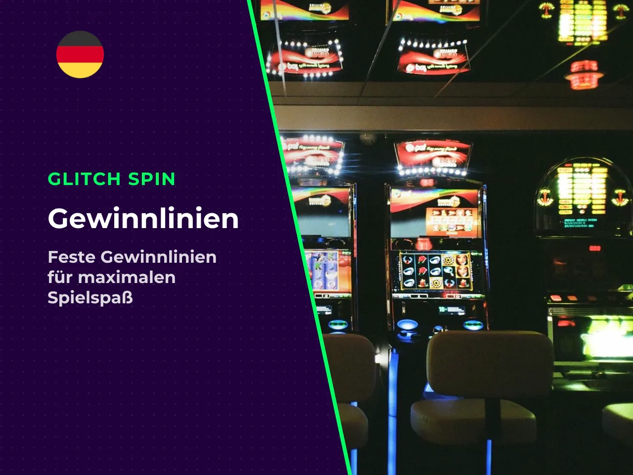 Gewinnlinien feste Einstellung im Online-Bereich. In