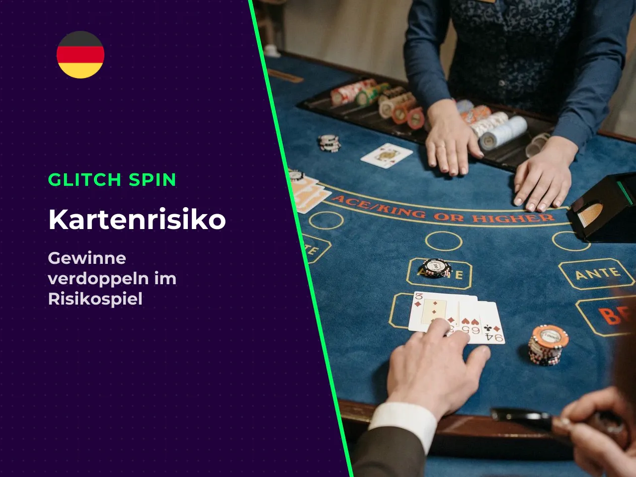 Das Gamble-Feature Risikospiel Kartenrisiko . Nach