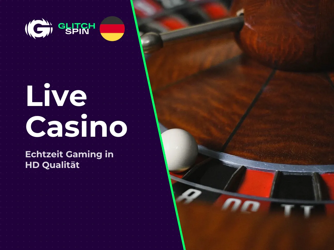 Glitch Spin Live Dealer Spiele in