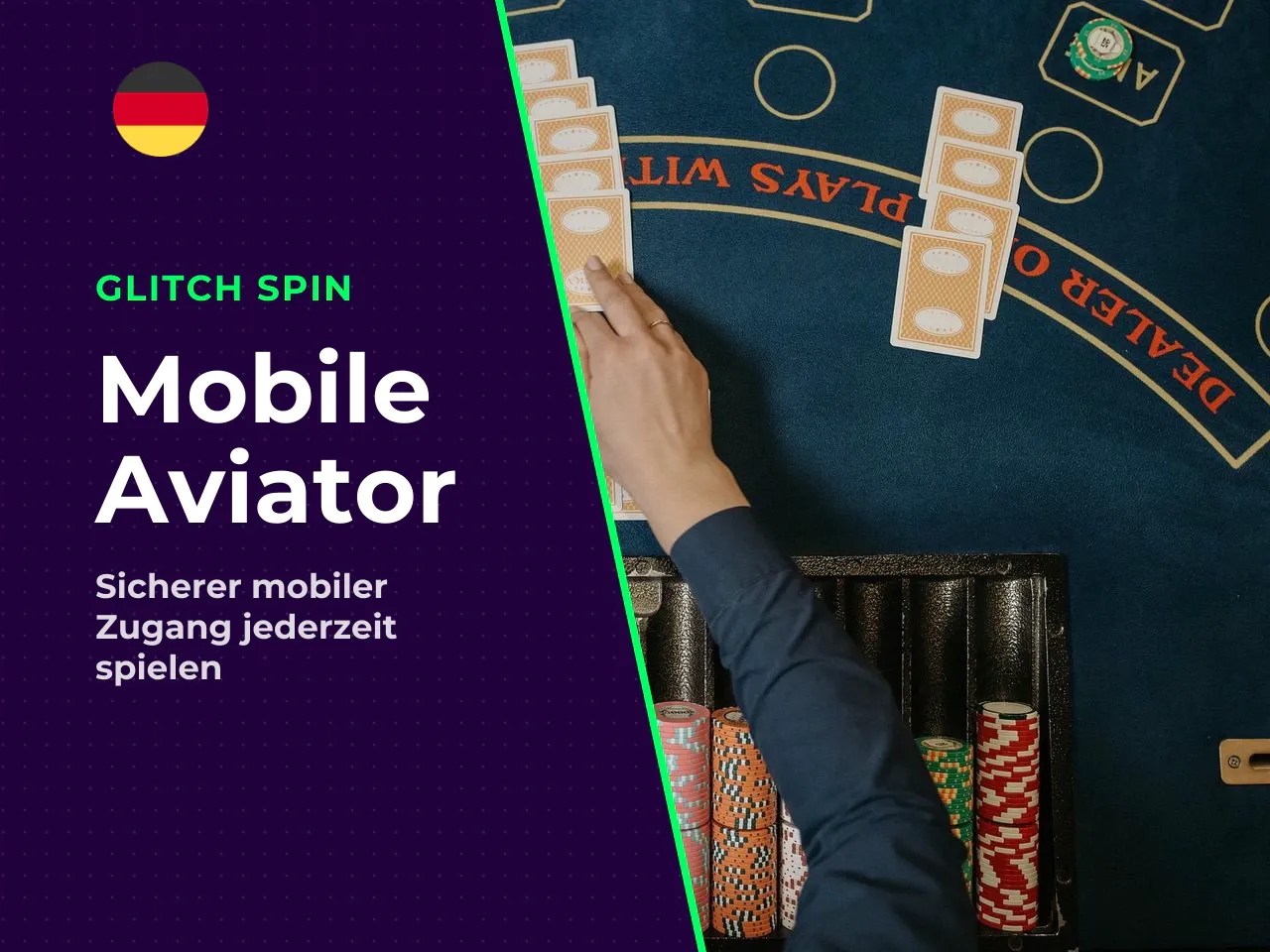 Aviator im Browser, in der Casino-App