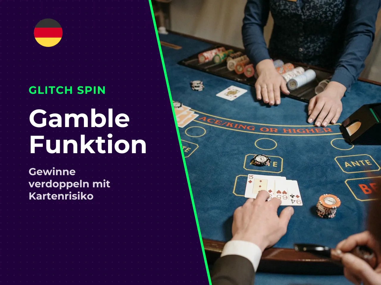 6a Die Gamble-Funktion Gewinnverdopplung per Kartenrisiko