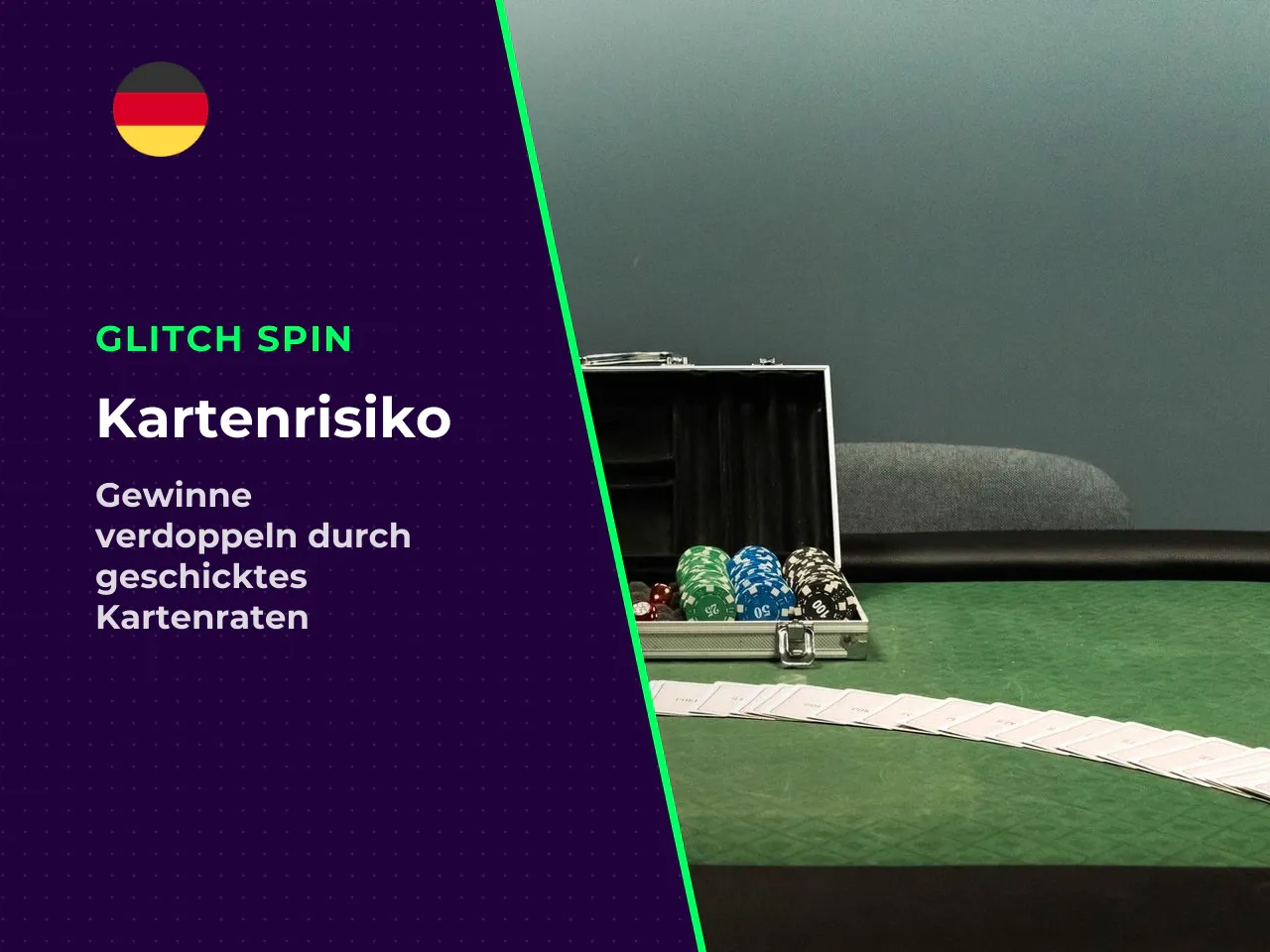 Kartenrisiko Gamble-Funktion . Nach jedem Gewinn